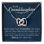 Special Gift For Granddaughter - Interlocking Heart Necklace Interlocking Hearts Necklace