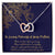In Loving Memory Of Your Mother - Interlocking Necklace Interlocking Hearts Necklace