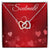 To My Soulmate Lux Necklace Gift Set Interlocking Hearts Necklace