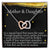 Mother & Daughter Interlocking Hearts Interlocking Hearts Necklace
