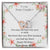 Bonus Daughter Gift Step Daughter Gift Stepdaughter Necklace Interlocking Hearts Necklace