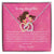 To My Lovely Daughter Interlocking Hearts Necklace