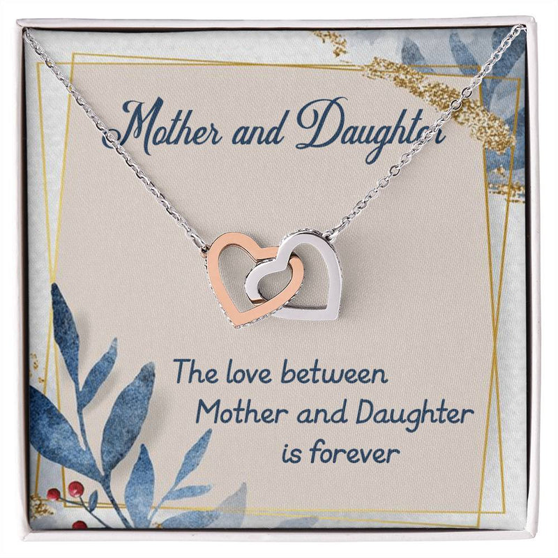 Mother Daughter Necklace Mother Daughter Jewelry Mother Necklace Gifts Mom Daughter Necklace Necklace Gifts For Mom From Daughter Interlocking Hearts Necklace