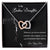 Badass Daughter Interlocking Hearts Necklace