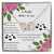 Mother In Law- I Feel So Lucky To Have You. Interlocking Hearts Necklace