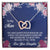 Mom Daughter Gift Mother'S Day Interlocking Hearts Necklace