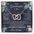 To My Granddaughter From Grandpa - Interlocking Heart Necklace Interlocking Hearts Necklace