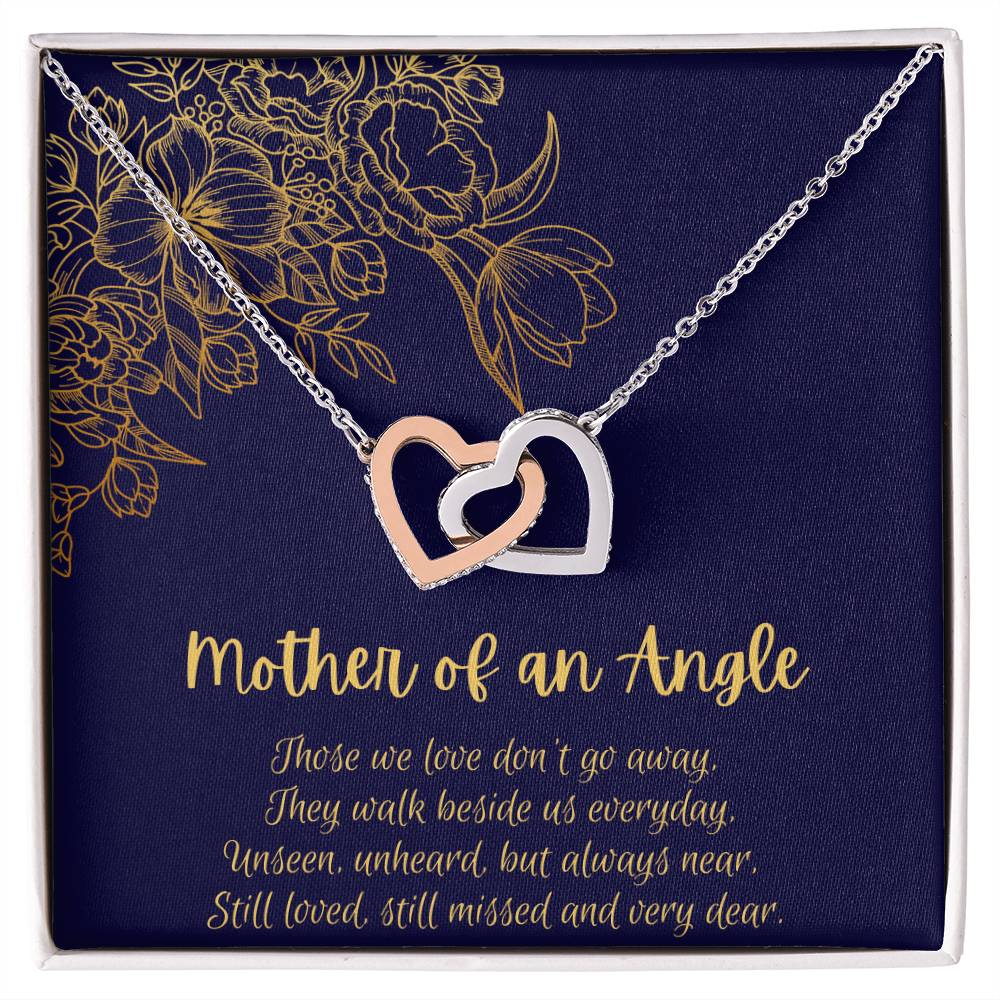 Mother Of An Angel - Interlocking Hearts Interlocking Hearts Necklace