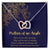 Mother Of An Angel - Interlocking Hearts Interlocking Hearts Necklace