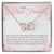 To My Best Friend Necklace Interlocking Hearts Necklace