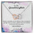 To My Granddaughter Necklacegranddaughter Necklace For Women With Message Card Interlocking Heart Necklace Gift . Interlocking Hearts Necklace