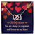 To My Love - You Are Always On My Mind And Forever In My Heart - Interlocking Hearts Necklace