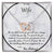 To My Wife The Love That I Have For You - White Interlocking Hearts Necklace