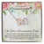 To My Beautiful Granddaughter On Your Graduation Day Flowery Interlocking Hearts Interlocking Hearts Necklace