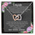 Gift For Wife- Anniversary Gift For Wife Birthday Gift For My Wife Candle Night Dinner Present To My Wife Christmas Gift To My Wife Wife. Interlocking Hearts Necklace