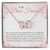 To My Best Friend - You Came Into My Life Unexpectedly - Interlocking Hearts Necklace