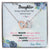 To My Daughter - Interlocking Hearts Necklace