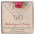 Unbiological Sister Interlocking Hearts Necklace