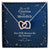You Are The Christina To My Meredith Heart Necklace Interlocking Hearts Necklace