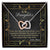 Gift From Mom To Daughter Interlocking Hearts Necklace