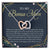 Gift For Bonus Mom Interlocking Hearts Necklace