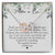 To My Mother In Law Thank You For Raising The Man I Love Heart Necklace Interlocking Hearts Necklace