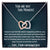 Interlocked Necklace Encouragement To Granddaughter Interlocking Hearts Necklace