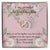 To My Wonderful Granddaughter Our Hearts Will Always Be Connected Love Grandma Interlocking Hearts Necklace