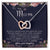 To My Mom Gift For Mother'S Day Interlocking Hearts Necklace