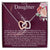 Interlocking Hearts Necklace Daughter Gift From Mom To Daughter Personalized Necklace For Daughter Gift For Daughter From Mom Daughter Gift
