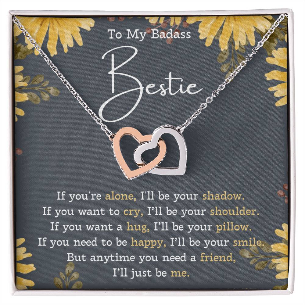 Best Friend Necklace Best Friend Gift Gift For Friend Friendship Interlocking Necklace Friend Forever Gifts Best Friend Birthday Gifts Interlocking Hearts Necklace