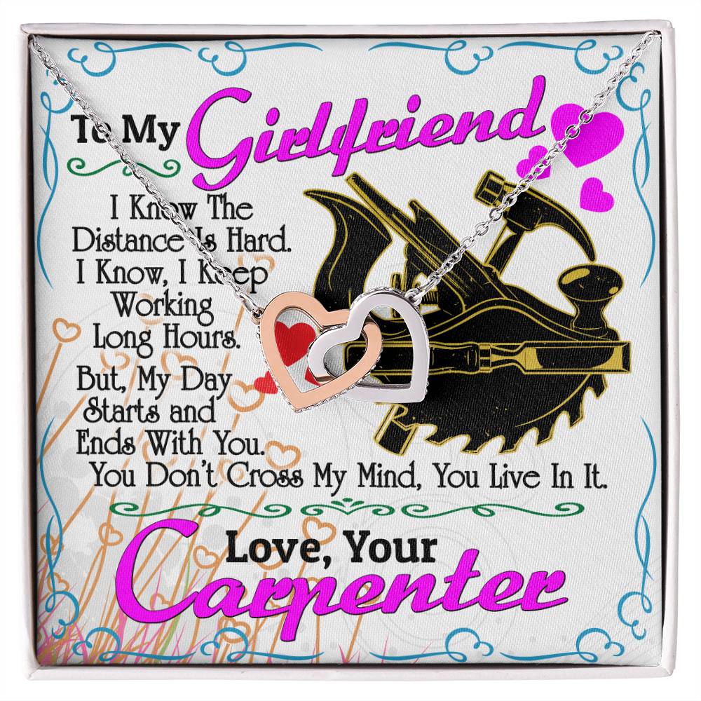Carpenter&#39;S Girlfriend - Interlocking Heart Necklace Interlocking Hearts Necklace