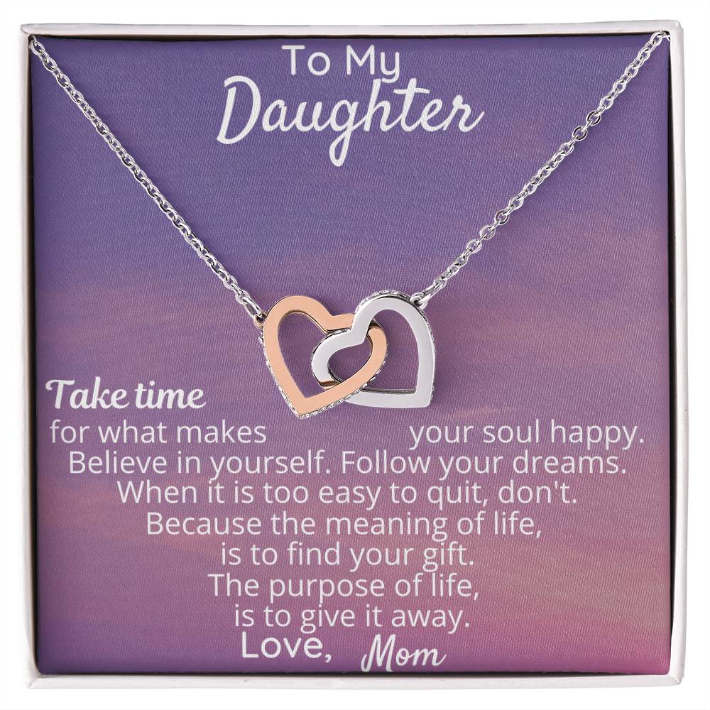 Take Time For - Interlocking Hearts Necklace