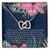 Maid Of Honor Thank You Gift From Bride Bridesmaid Gift Maid Of Honor Gift Necklace Matron Of Honor Gift Thank You Gift From Bride Interlocking Hearts Necklace