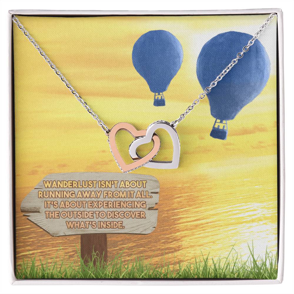 To My Boyfriend'S Mom Necklace Mother In Law Jewelry Gift For Christmas Birthday & Mother'S Day Message Card To Boyfriend Mother Interlocking Hearts Necklace