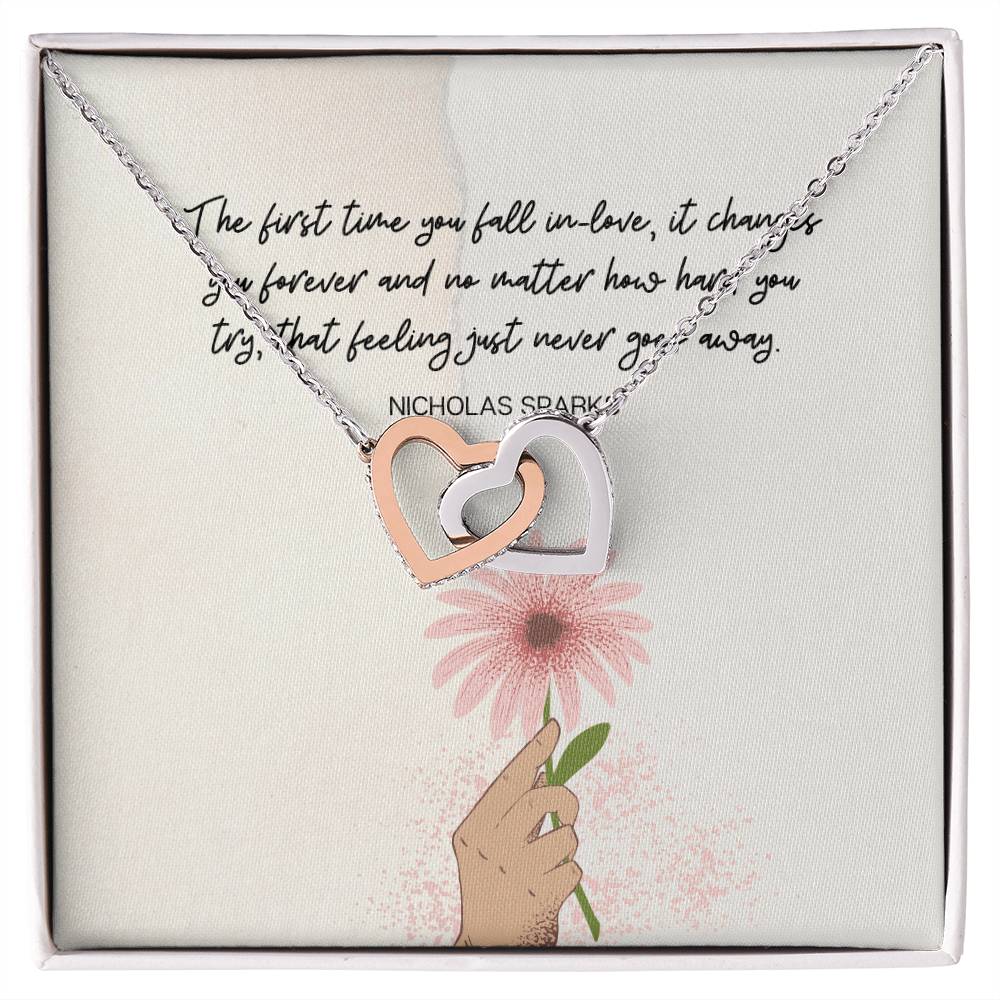 Daughter Interlocking Hearts Necklace