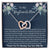 Gift For Boyfriend'S Mom Interlocking Interlocking Hearts Necklace