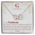 To Soul Mate Interlocking Hearts Necklace