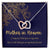 Mother In Heaven - Interlocking Necklace Interlocking Hearts Necklace