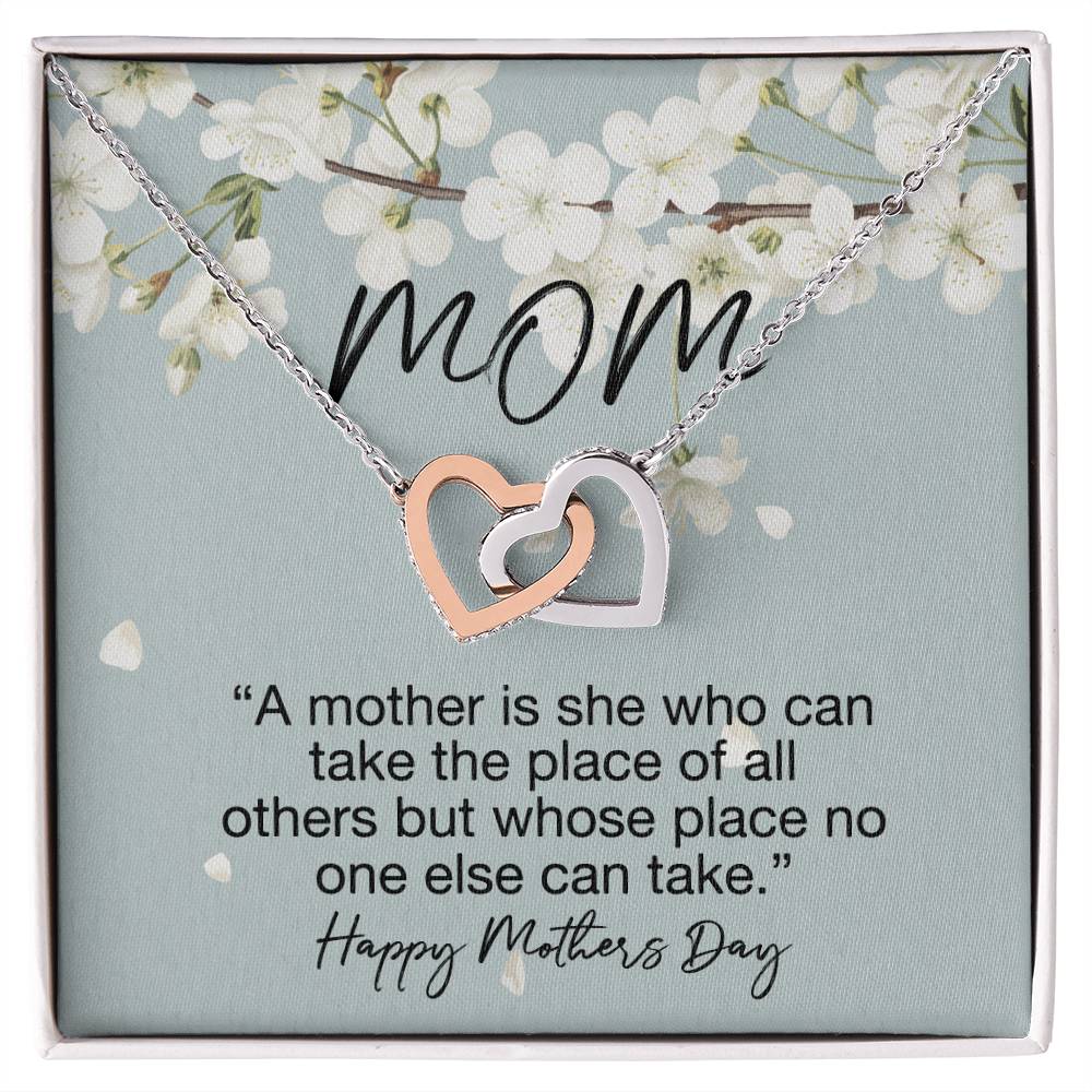 Gift For Mom From Daughter On Mother&#39;S Day Gift For Mom On Mothers Day 2021 Gift Guide For Mom Gift Ideas For Mom Interlocking Hearts Necklace