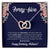 Forty-Five Birthday All Of My Love Interlocked Hearts Necklace Interlocking Hearts Necklace