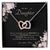 To My Daughter Always Remember Gift For Daughter From Mom Daughter Birthday Graduation Christmas Present Interlocking Hearts Necklace