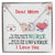 Gift For Mom - Interlocking Hearts Necklace