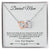 'Dearest Mom' Linked Hearts Necklace - The Most Caring Person In This World Interlocking Hearts Necklace