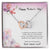 Mother'S Day Gift Necklace With Message Card Mother'S Day Gifts Mother'S Day Necklace To Mom From Daughter Mom Gift From Son Interlocking Hearts Necklace