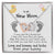 Love And Kisses From Her Tummy Interlocking Hearts Necklace