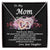 To My Mom Gift Necklace To Mom From Daughter Message Card Necklace Mother'S Day Gift Necklace Mom Birthday Gift Necklace Interlocking Hearts Necklace