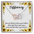 You Are Braver Than You Believe Interlocking Hearts Necklace