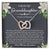 To My Granddaughter On Her Wedding Day Bride Gift From Grandma Granddaughter Wedding Necklace Heartfelt Gift From Nana Nanny Bride Gift Interlocking Hearts Necklace