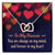 To My Fiancée - You Are Always On My Mind And Forever In My Heart - Interlocking Hearts Necklace